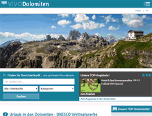 Tablet Screenshot of dolomiten.net