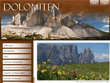 Tablet Screenshot of dolomiten.tk